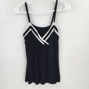 Y2k black tank top trendy medium summer 2000s